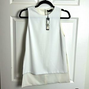 Alice+Olivia White Tank (Size XS)